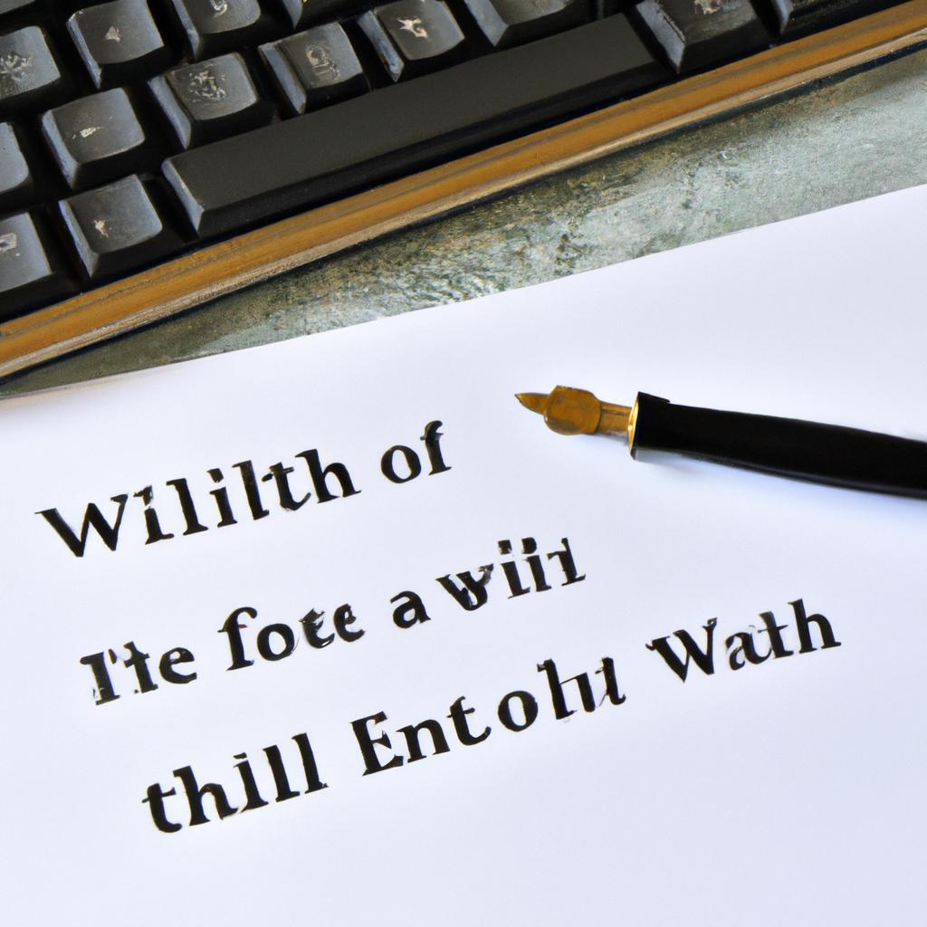 Key ⁤Factors to Consider When Drafting an E-Will